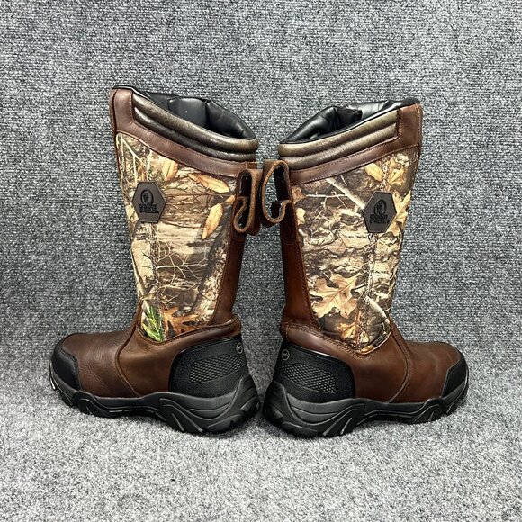 Magellan Snake Shield Armor 3.0 Boots Youth Size 6 Brown Leather Camo Hunting - Picture 8 of 13